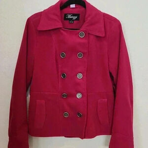 Marezzi Wool Double Breasted Coat Jacket Size L